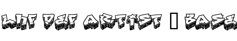 LHF Def Artist | BASE font preview
